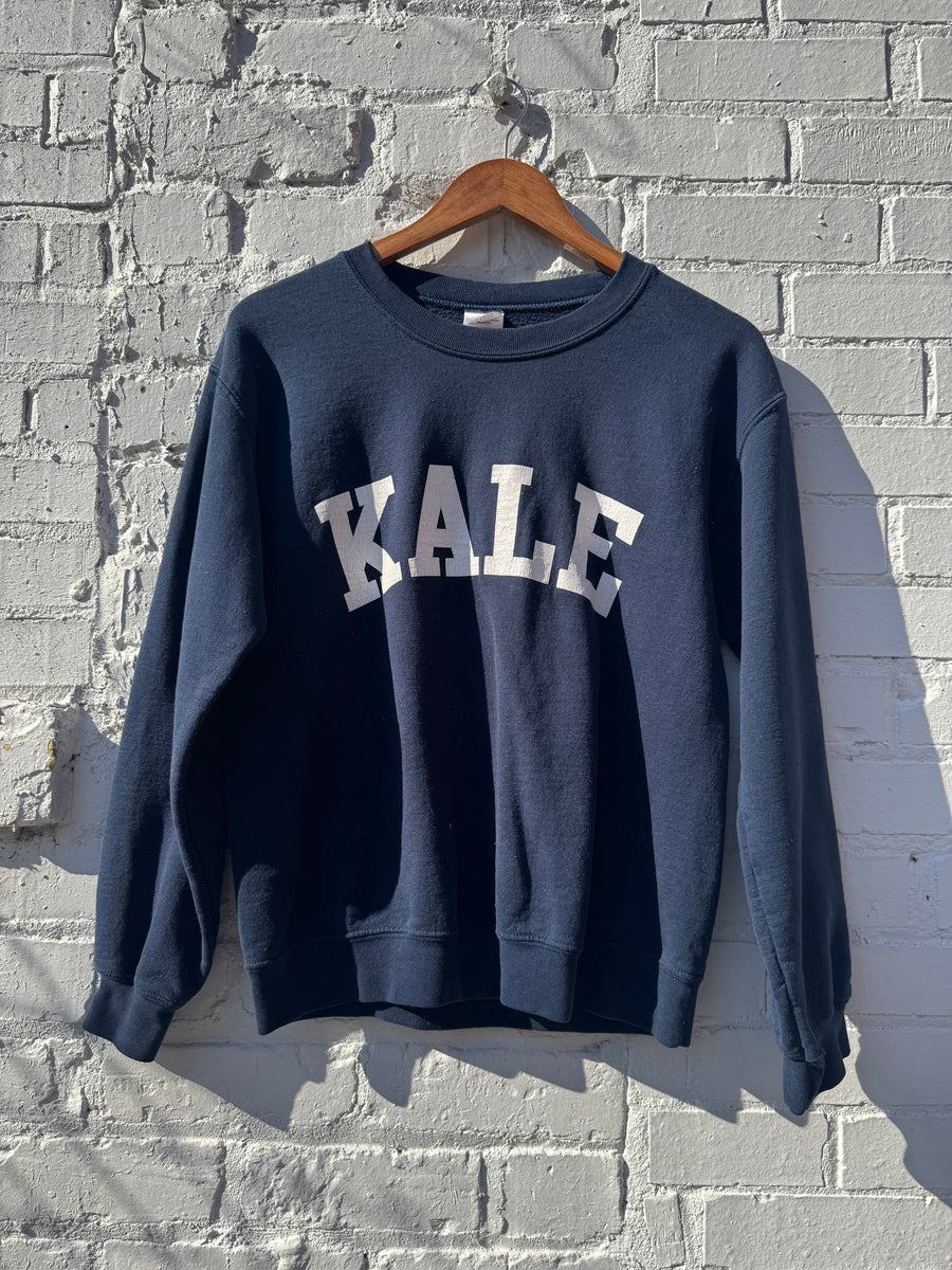 Navy KALE Athletic Crewneck Size Small Rumors Richmond