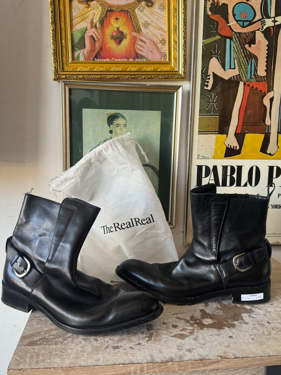 To Boot New York Adam Derrick Italian Leather Boots Size 10  display picture 3