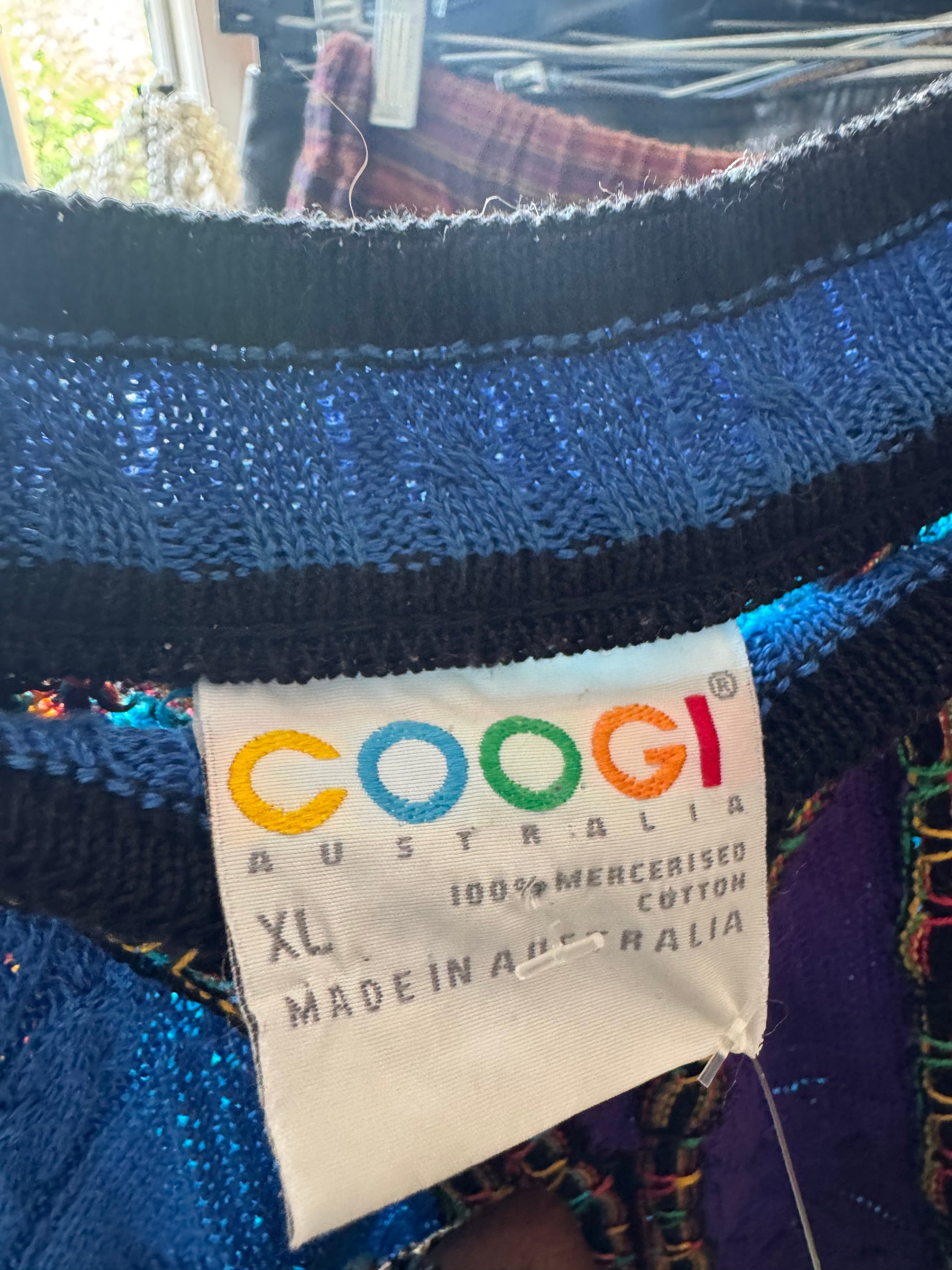 90’sビンテージ/COOGI Blues-Front Zip Knit 90'sビンテージ/COOGI Blues-Front Zip Knit