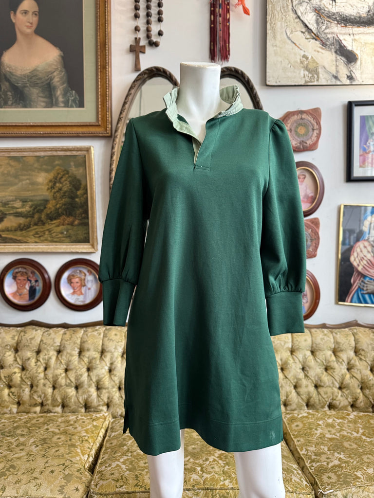 pomander place green dress Ribbed A-line With Peter Pan Collar Size Sm – Rumors Richmond brown dresses