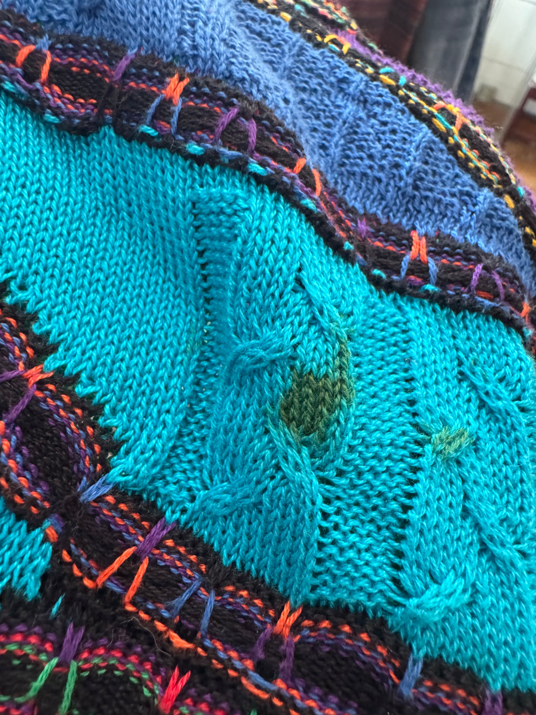 90’sビンテージ/COOGI Blues-Front Zip Knit Vintage 