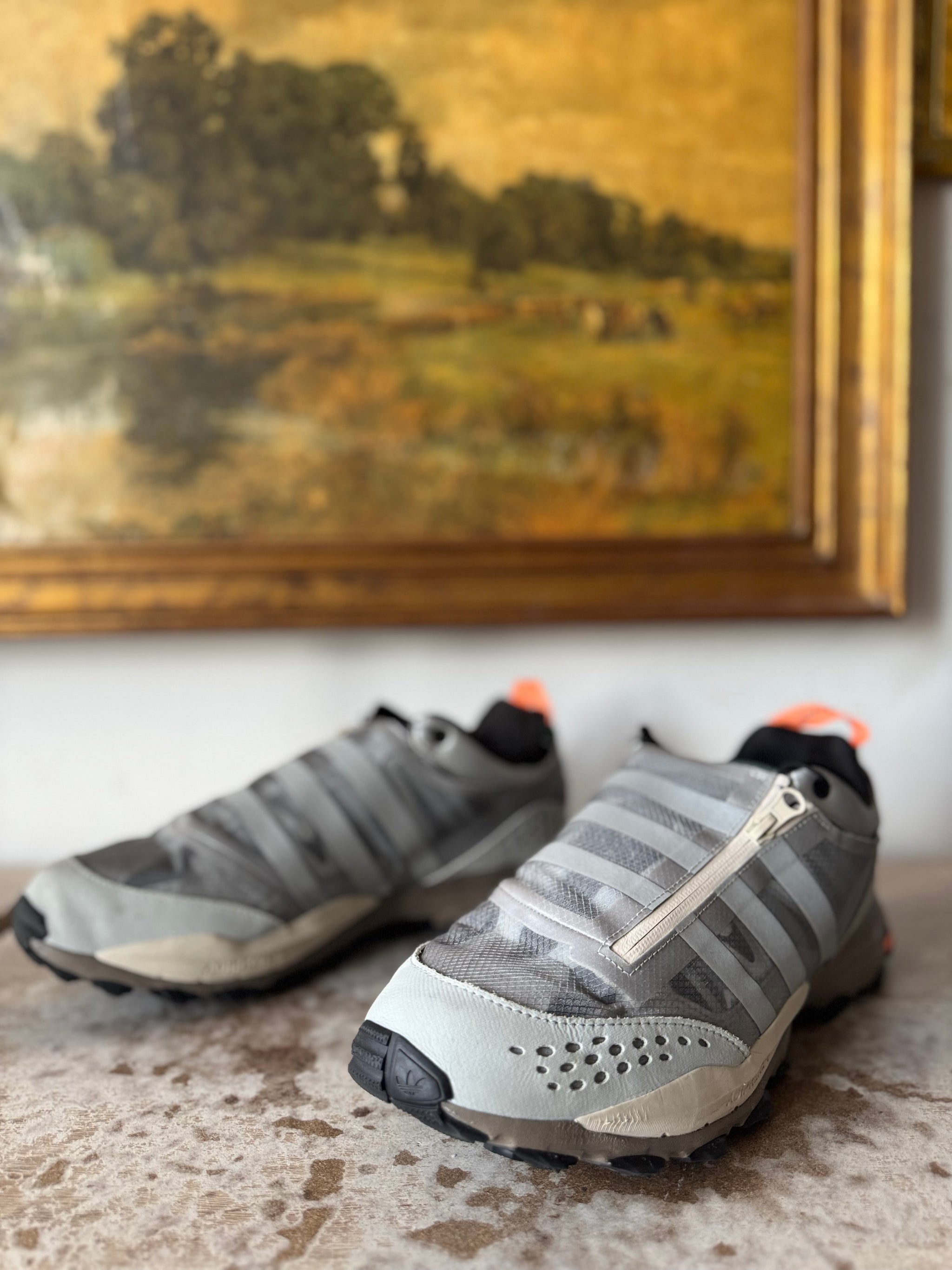 Adidas Hyperturf Adventure Shield Matte Silver Orange HQ6498 