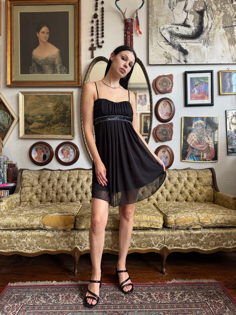 Y2K Little Black Babydoll Dress Size Large – Rumors Richmond