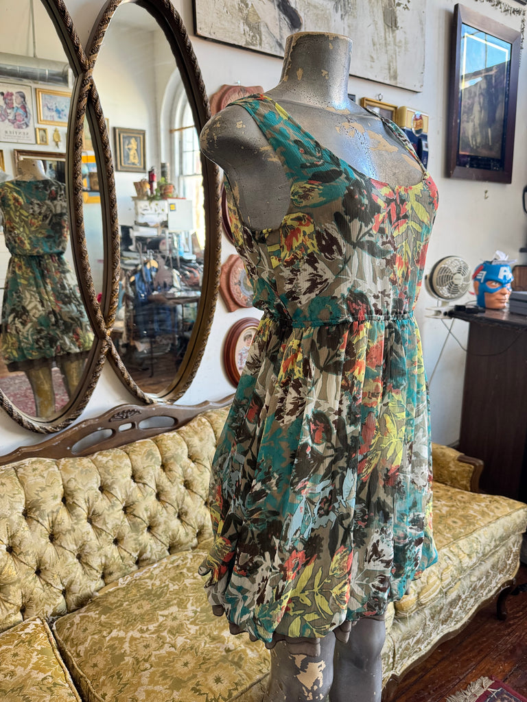 American Rag Floral Print Bubble Hem Mini Dress Size XS – Rumors Richmond