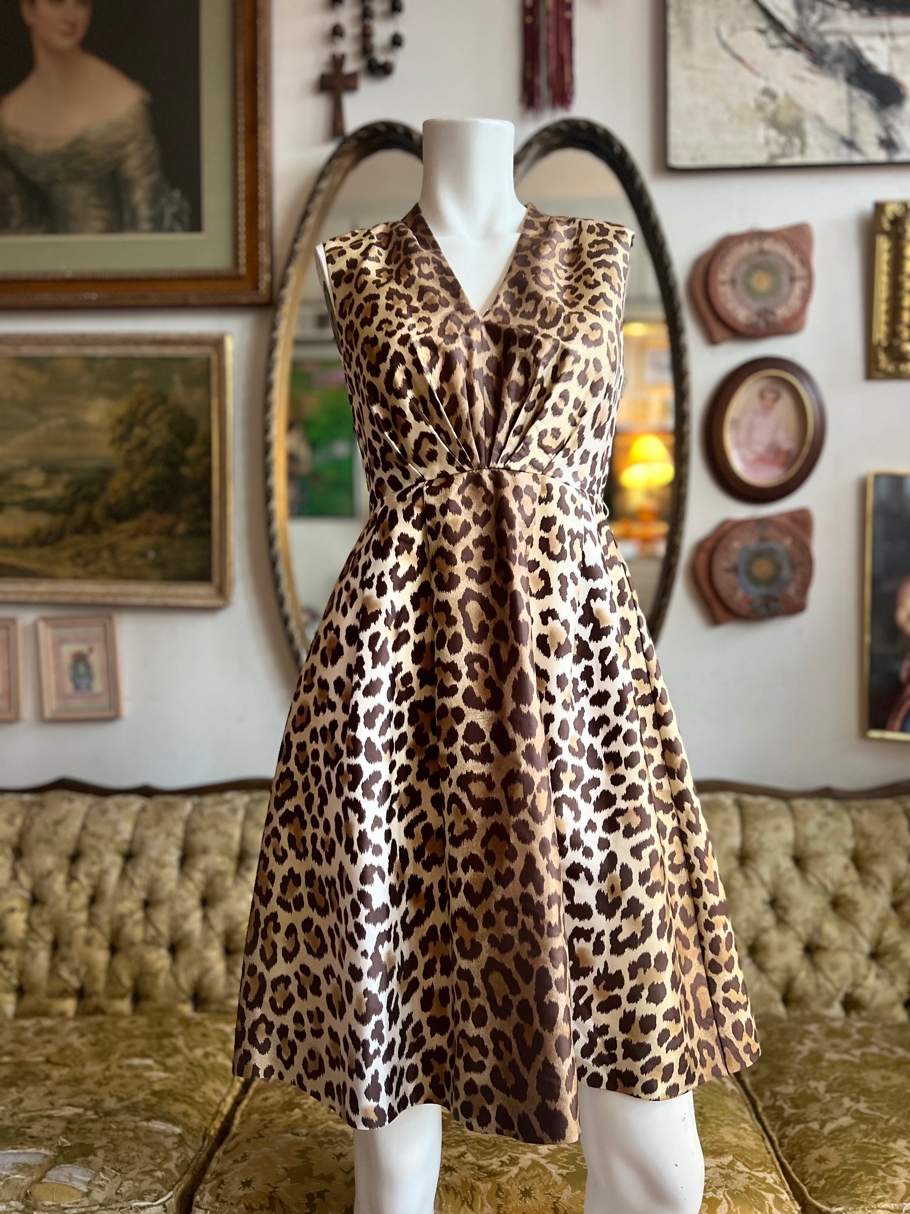 Kate Spade Designer Leopard Dress Size XS AS IS