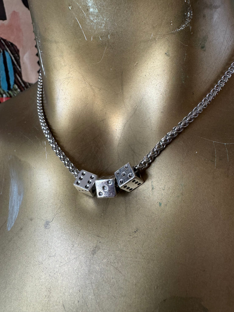 Triple Dice Necklace