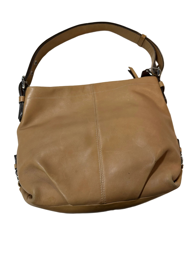 Coach F15064 Camel Leather Duffle Convertible Hobo Shoulder Bag – Rumors Richmond
