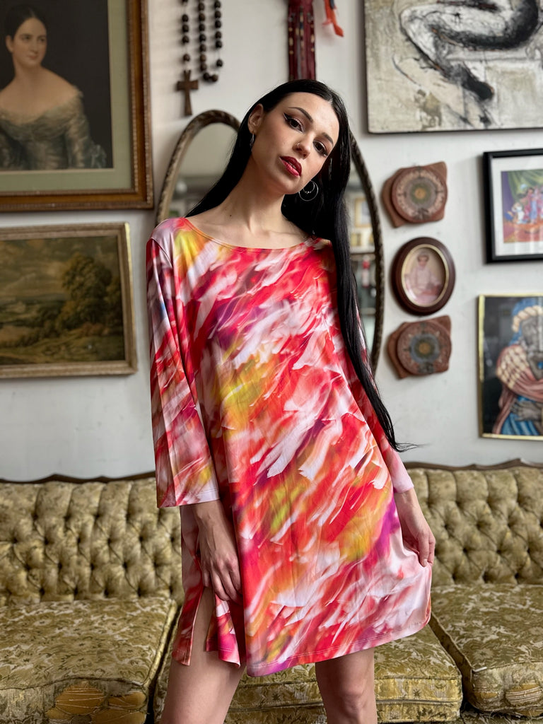 neon summer dress for women SDERDZSE Women's Summer Dresses Glow in Dark Splatter Neon Maxi Dress Vacation Outfits Sundress Beach Dresses for Women M at Amazon Women's Clothing store