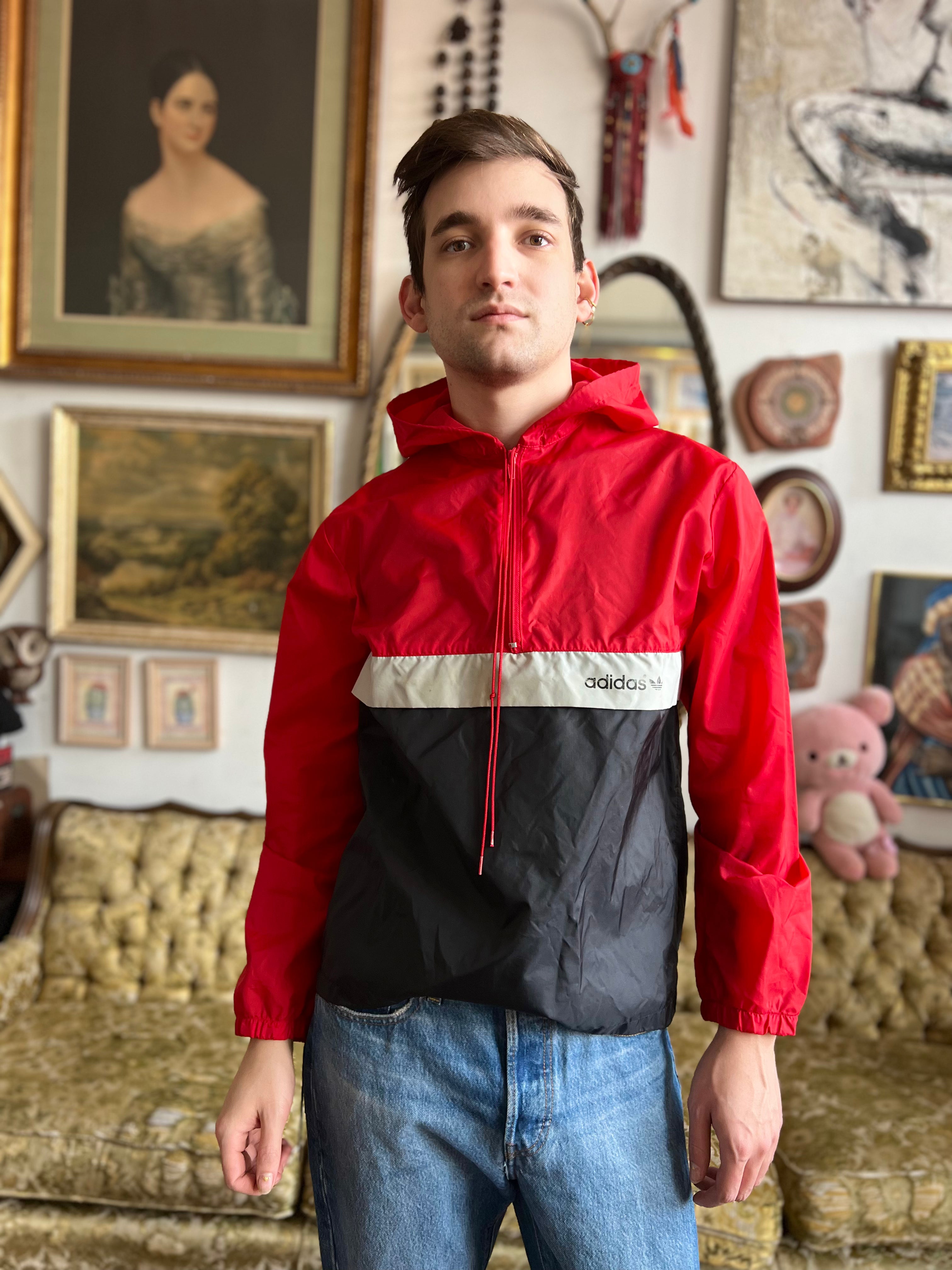 Adidas cagoule clearance