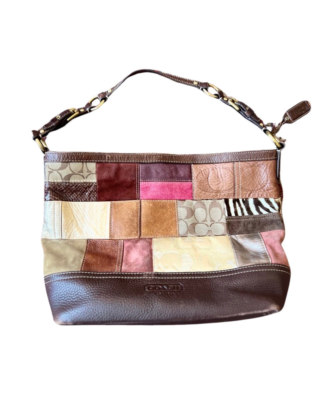 Coach discount patchwork handbag