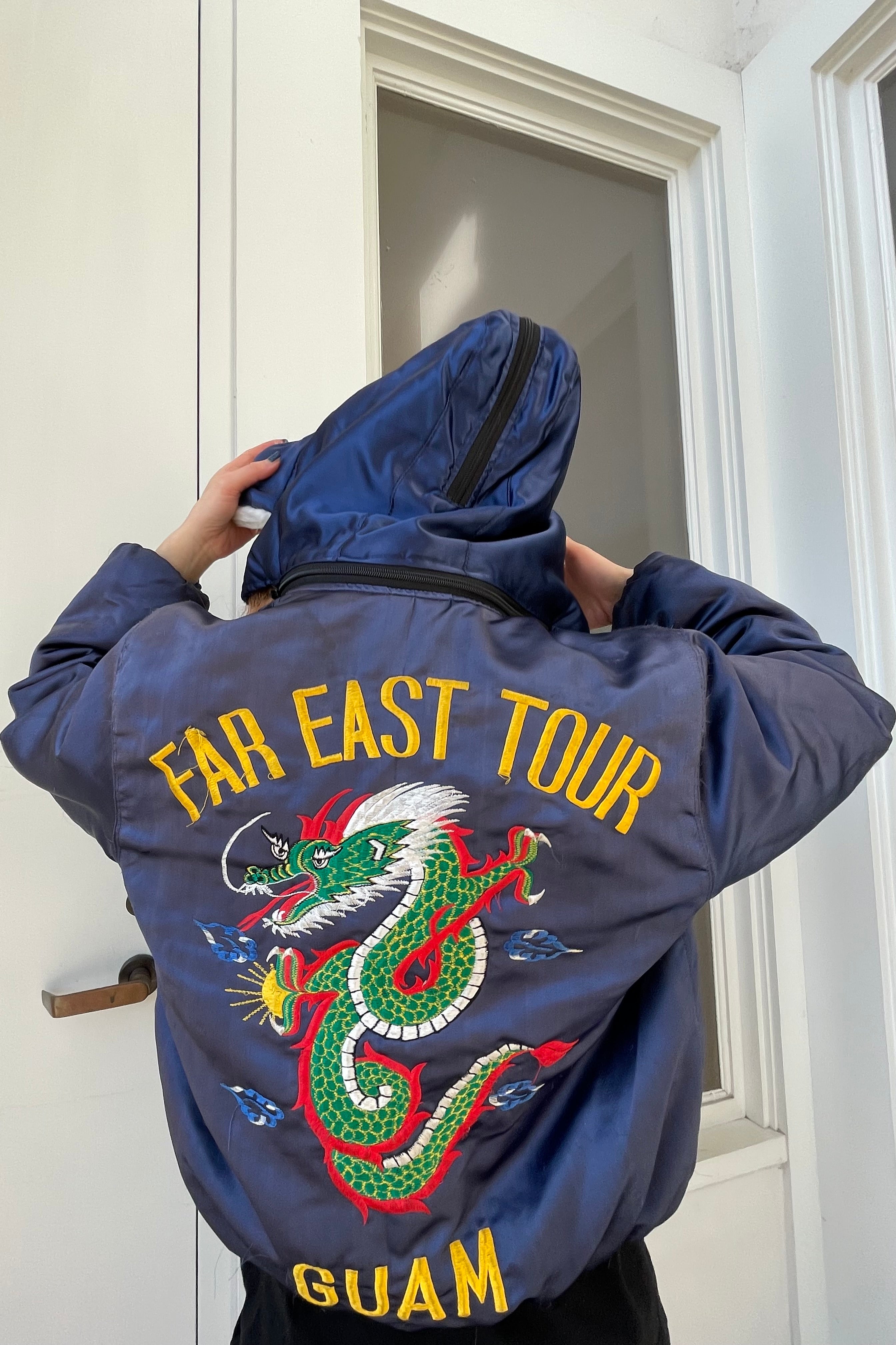 80s〜90s FAR EAST TOUR souvenir jacket-